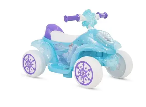 Masinuta electrica pentru copii Huffy Frozen Bubble Quad, baterie 7.2V, autonomie 30 de minute, viteza 3km/h (Albastru)
