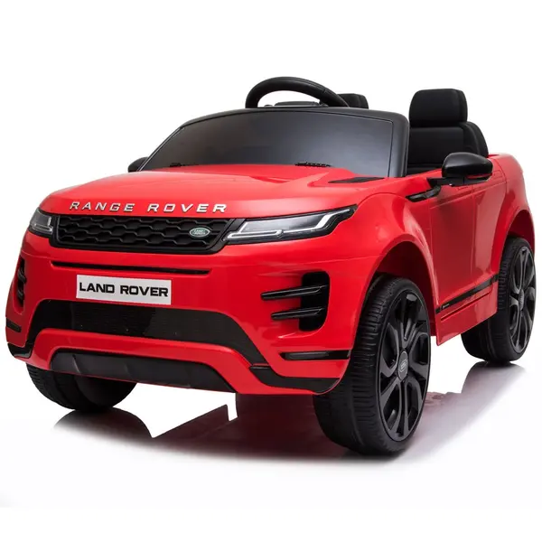 Masinuta electrica pentru copii Nichiduta Range Rover Red 12V 70W cu scaun piele si roti EVA, centuri siguranta, mufa mp3, slot usb, functie slow start, telecomanda