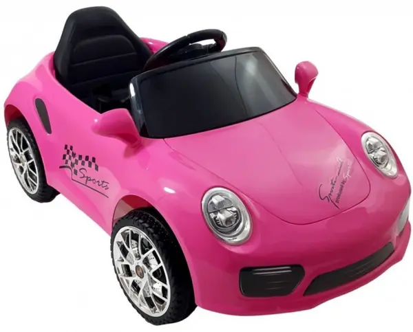 Masinuta electrica pentru copii Novokids Beetle Mini Car Roz cu acumulator, telecomanda, melodii si lumini, greutate suportata 30 kg, usi cu deschidere, 2 viteze, MP3