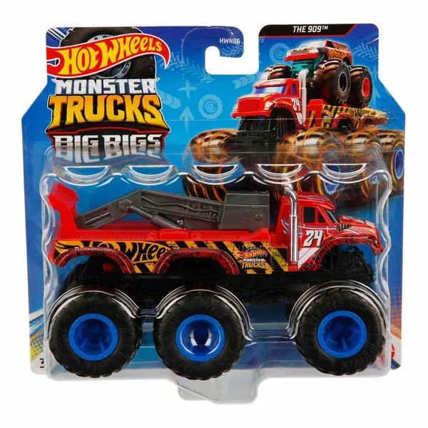 Masinuta Hot Wheels Monster Truck, Big Rigs, The 909, HWN90