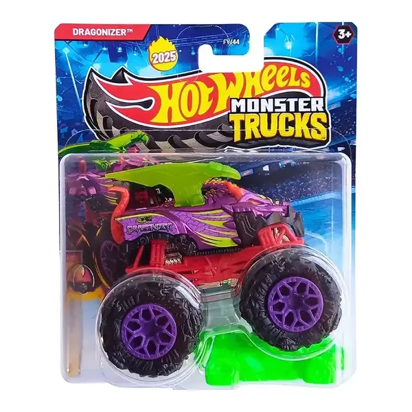Masinuta Hot Wheels, Monster Truck, Dragonizer 2025, JCD99