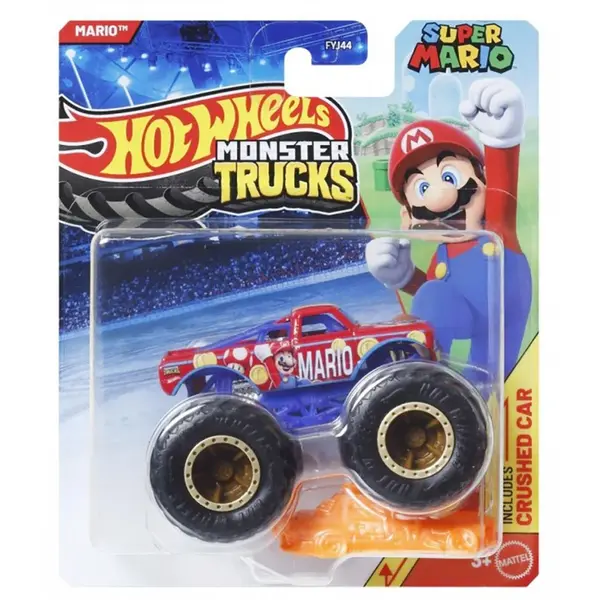 Masinuta Hot Wheels, Monster Truck, Super Mario, JDP83