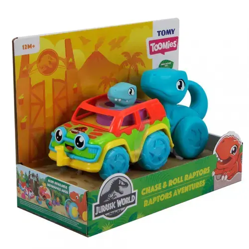 Masinuta Jurassic World Chase and Roll