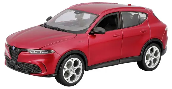 Mașinuță metalică Bburago - Alfa Romeo Tonale 2023, 1:24, roșu