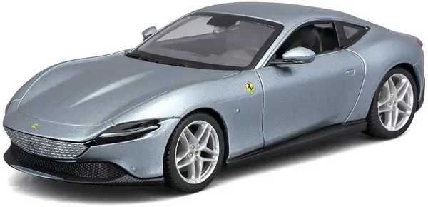 Mașinuță metalică Bburago - Ferrari Roma 1:24, argintiu