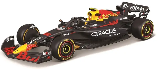 Mașinuță metalică Bburago - Red Bull F1 RB21 Team Oracle Red Bull Yuki Tsunoda, 1:43