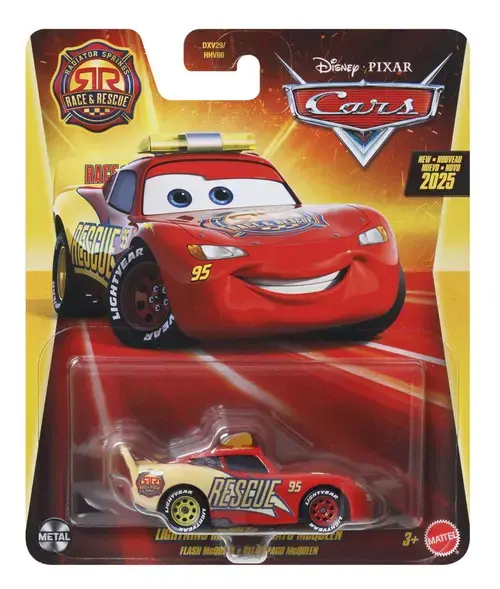 Masinuta Metalica Cars3 Radiator Springs Race And Rescue Personajul Fulger Mcqueen