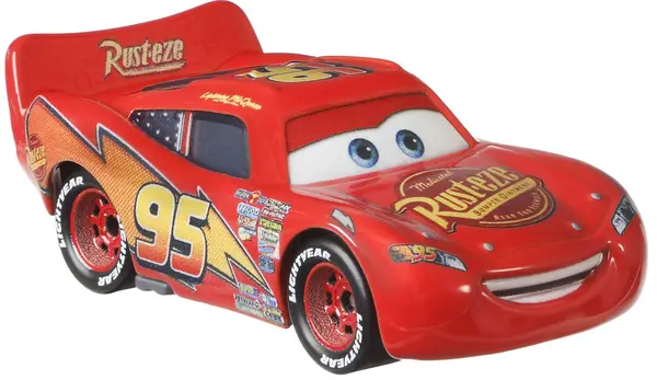 Mașinuță metalică Disney Pixar Cars - Lightning McQueen, 1:55