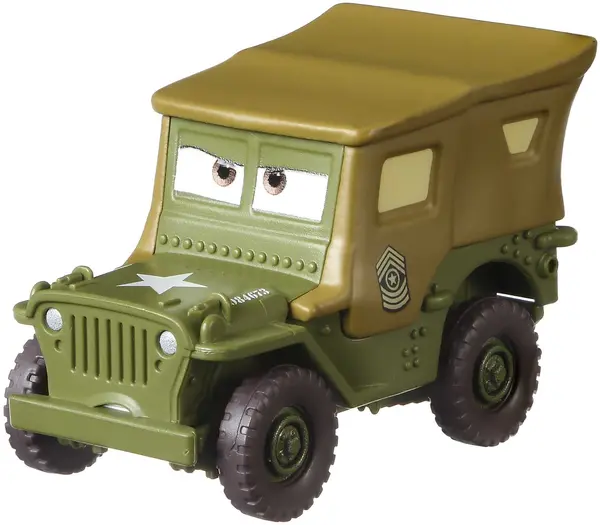 Mașinuță metalică Disney Pixar Cars - Sarge, 1:55
