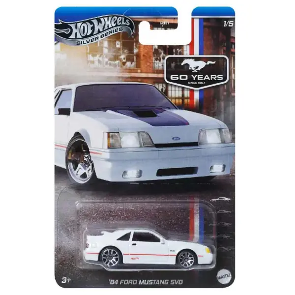 Masinuta metalica, Hot Wheels, 1984 Ford Mustang SVO, JBY50