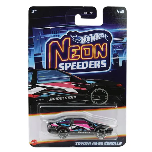 Masinuta metalica, Hot Wheels, Neon Speeders, Toyota AE-Corolla, JCB03