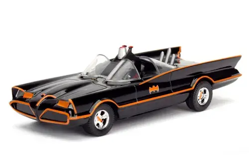 Masinuta metalica Jada Batman DC Batmobile, Scara 1 la 32