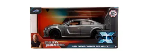 Masinuta Metalica Jada Fast And Furious Dodge Charger Srt Hellcat 2021, Scara 1 la 24