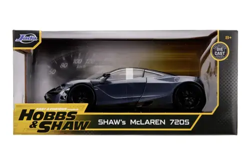 Masinuta metalica Jada Fast And Furious Shaw S Mclaren 720s, Scara 1:24