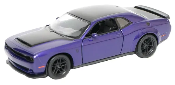 Mașinuță metalică Kinsmart - 2023 Dodge Challenger SRT Demon 170, 1:40, violet