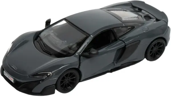 Mașinuță metalică Kinsmart - McLaren 675LT, 1:36, grafit