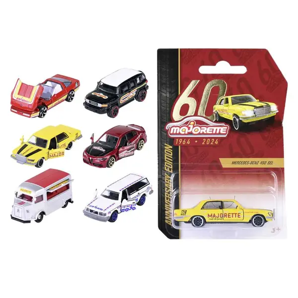 Masinuta metalica Majorette Premium Aniversare 60 ani diverse modele