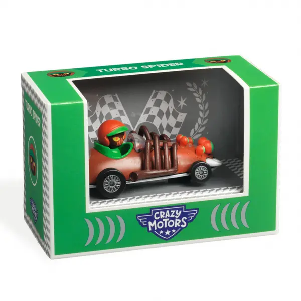 Masinuta metalica Turbo Spider Crazy Motors ,8.2x5x.3.7 cm