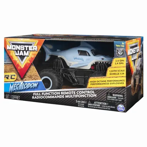 Masinuta Monster Jam Rc Megalodon, scara 1:24