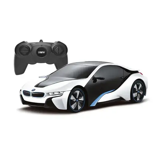 Masinuta Rastar RC - Bmw I8, 1:24, Alb