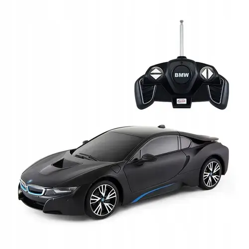 Masinuta Rastar RC - Bmw I8, negru, 1:18