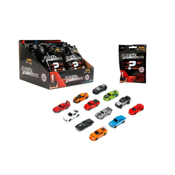 Masinuta surpriza Jada Fast and Furious 4 cm