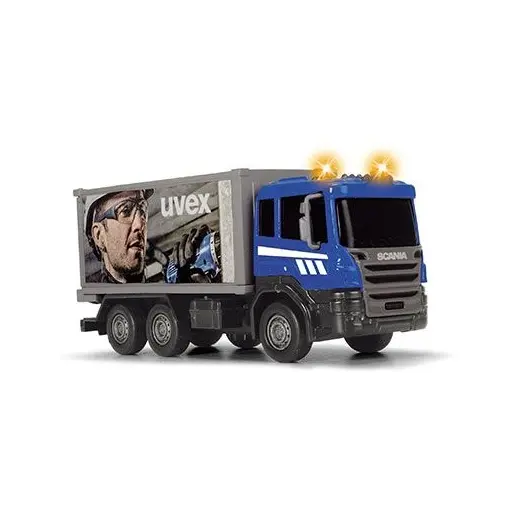 Masinuta utilitara cu sunete si lumini Dickie Scania