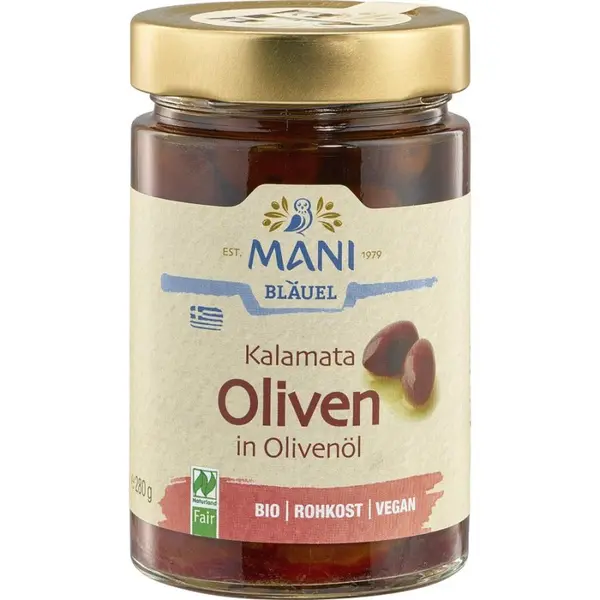 Masline Kalamata in ulei de masline, eco - 280 g