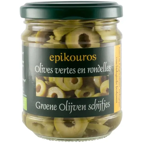 Masline Verzi Rondele, in Saramura, Bio, Epikouros, 190 g/100 g