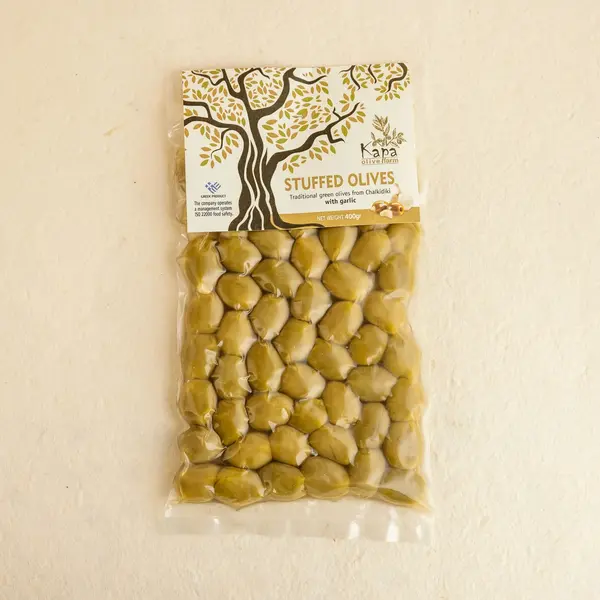 Masline verzi usturoi 400g