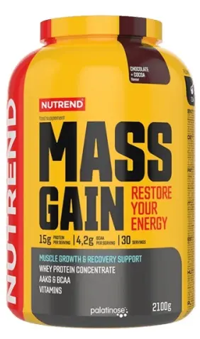 Mass Gain, banană, 2100 g, Nutrend