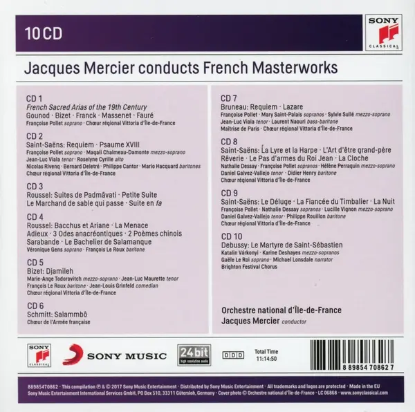 Masterworks of the late 19Th Century in France | Orchestre National d'ile de France Mercier