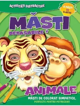 Masti detasabile. Animale (8 masti cu elastic)/***