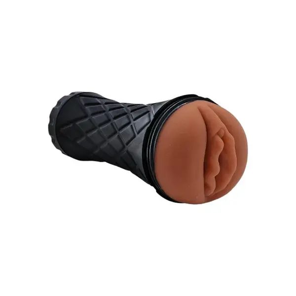 Masturbator DREAMTOYS MARLY, simulare vaginală realistă cu material moale si flexibil, lungime 22.5 cm, culoare maro