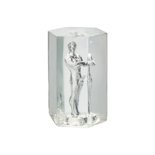Masturbator manual CALEXOTICS Guys Guys Guys - David, inspirat de statuia lui Michelangelo, lungime 9.5 cm, transparent