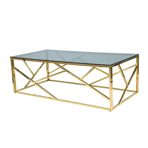 Masuta cafea Escada A gold - L 120 x l 60 x h 40 cm