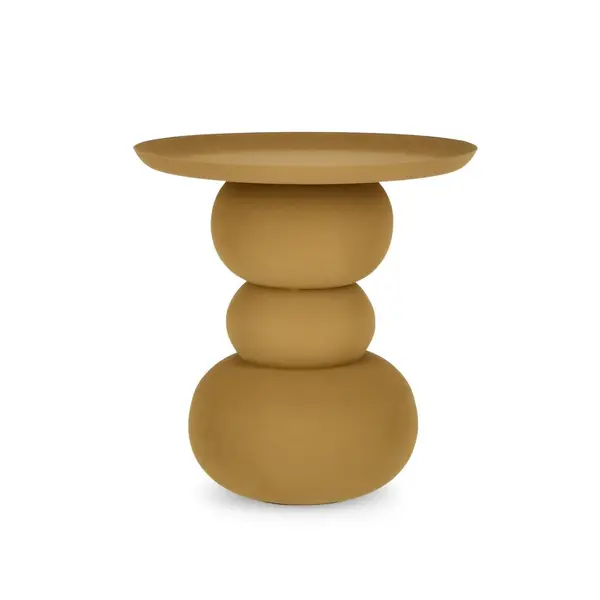 Masuta de cafea ALPA MUSTARD Ø41 x 42 CM - Mustard
