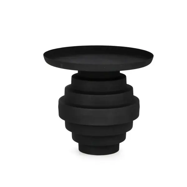 Masuta de cafea AMBA BLACK Ø40 x 35 CM - Negru