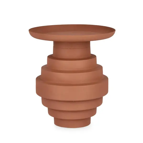 Masuta de cafea AMBA TERRACOTTA Ø35 x 40 CM - Orange