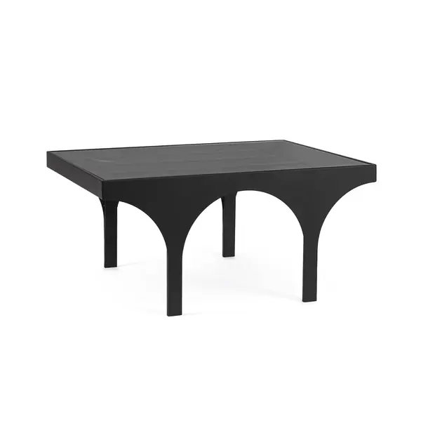 Masuta de cafea ARCHIE 80 x 60 x 38 CM - Negru