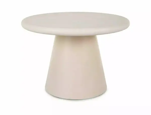 Măsuță de cafea Aurora ecru ø60/h40 cm