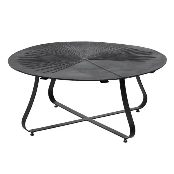 Masuta de cafea BANBRID Ø80 x 35 CM - Negru