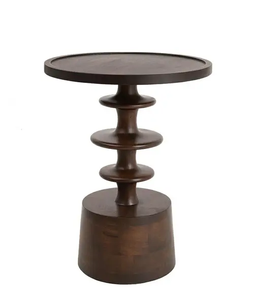 Masuta de cafea BARESA Ø45 x 58 CM - Maro
