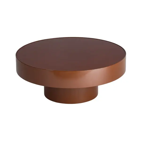 Masuta de cafea CALDORA Ø80 x 32 CM - Caramiziu