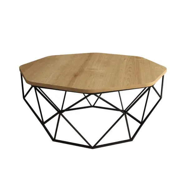 Masuta de cafea DIAMOND, stejar, 90x90x38 cm