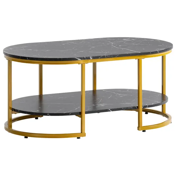Măsuță De Cafea din material pe bază de lemn, 100/60/45 cm