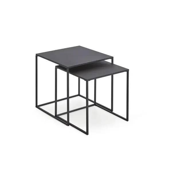 Măsuță De Cafea din metal, 38-34/38-34/41-37 cm
