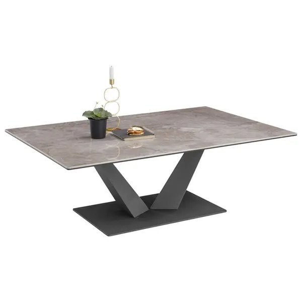 Măsuță De Cafea din metal, ceramică, 120/80/40 cm