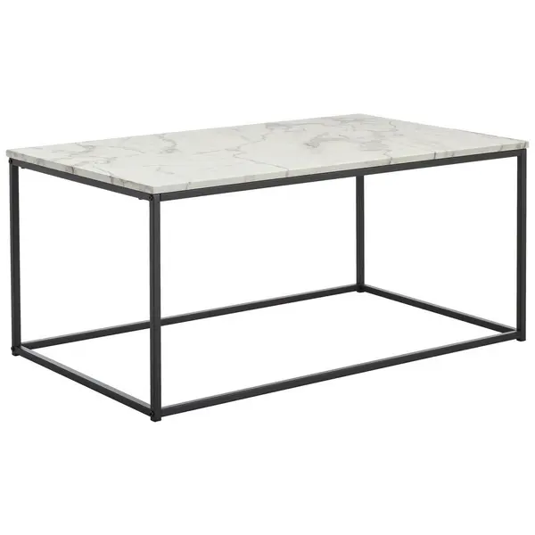 Măsuță De Cafea din metal, material pe bază de lemn, 100/60/45 cm