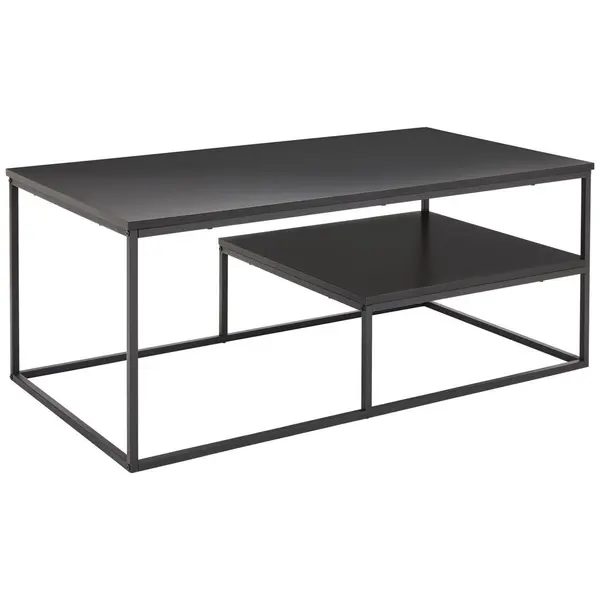 Măsuță De Cafea din metal, material pe bază de lemn, 110/60/45 cm